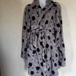 PJ salvage plush robe